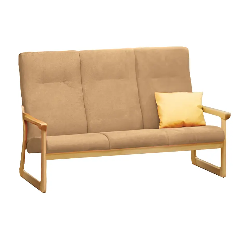 BE - 3 trojkřeslo, koženka HOLY BE 3 - koženka světlá káva